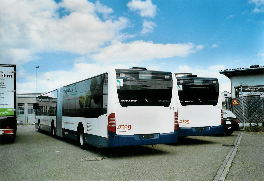 (106'334) - TPG Gen�ve - Nr. 140 - Mercedes am 13. april 2008 in Wil, Larag