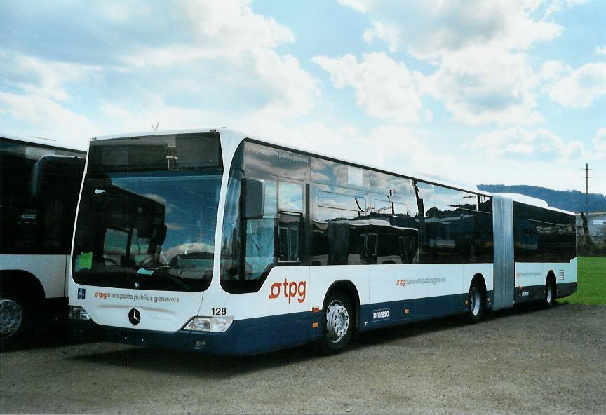 (106'402) - TPG Gen�ve - Nr. 128 - Mercedes am 13. April 2008 in Wil, Larag