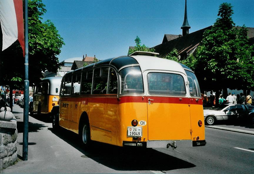 (107'014) - L�tscher, Neuheim - ZG 19'049 - FBW/Lauber (ex Ev�quoz, Erde) am 10. Mai 2008 in Sarnen, OiO