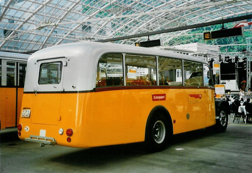 (107'226) - Dozza, K�snacht - Nr. 6/ZH 142'445 - Saurer/Krapf (ex Roost, Steinhausen; ex Fleischmann, Schaffhausen; ex Mezger, Altdorf/SH) am 24. Mai 2008 in Chur, Postautostation