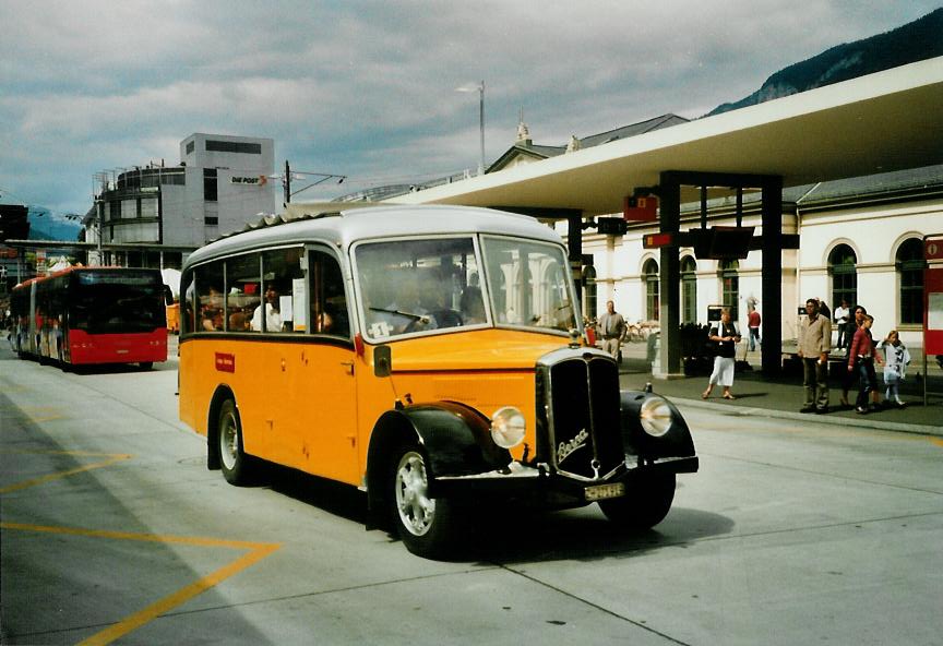 (107'316) - Hurter, M�nchaltdorf - ZH 271'919 - Berna/FHS (ex Volkart, Russikon; ex ASD Aigle; ex P 21'003) am 24. Mai 2008 beim Bahnhof Chur