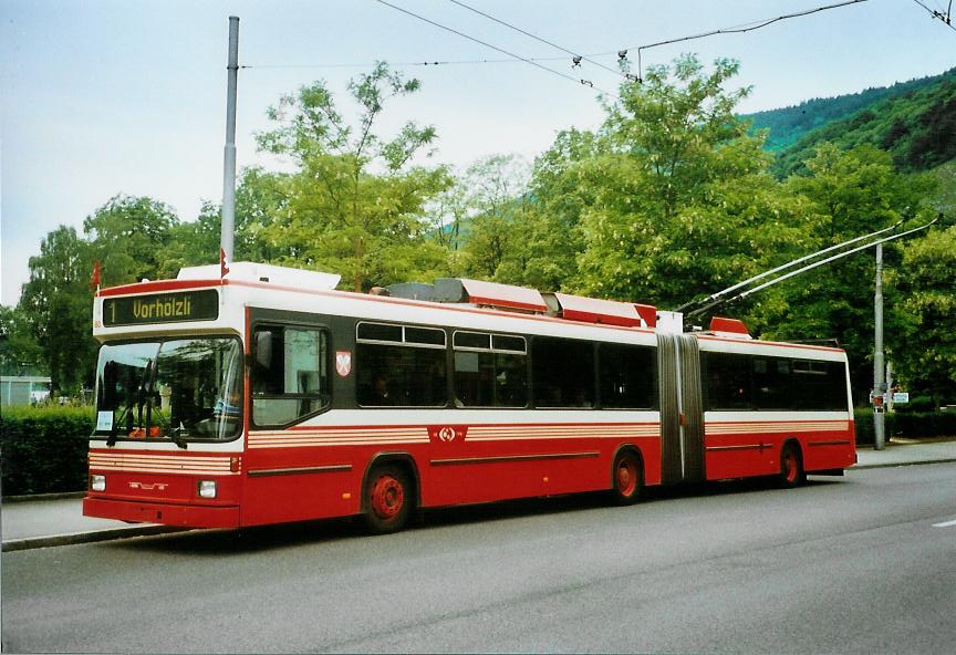(107'721) - VB Biel - Nr. 80 - NAW/Hess Gelenktrolleybus am 1. Juni 2008 in Biel, L�ndtestrasse