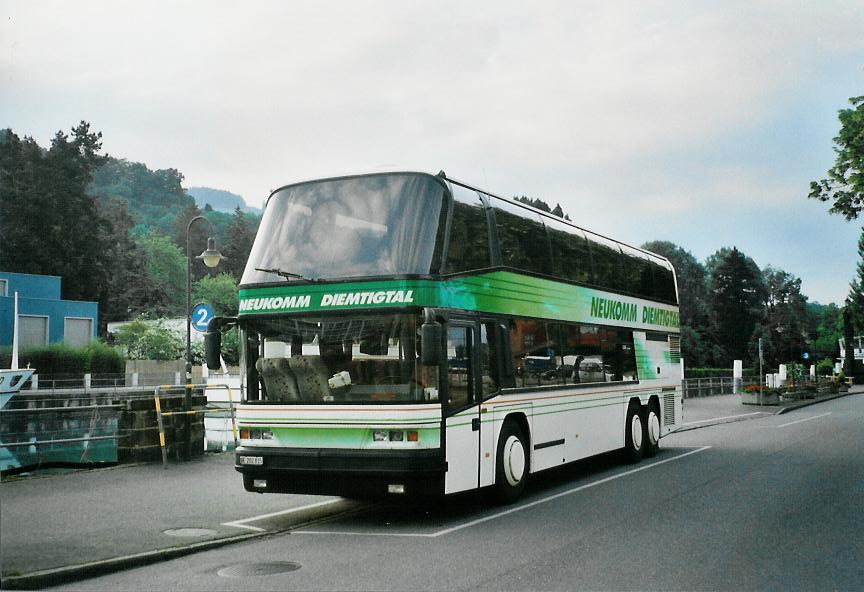 (107'825) - Neukomm, Horboden - BE 202'815 - Neoplan am 14. Juni 2008 bei der Schiffl�ndte Thun