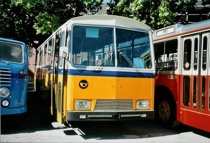 (108'017) - Osterholt, Veysonnaz - Saurer/T�scher (ex von Arx, Cergnat; ex Busset, Vers-l'Eglise; ex Perrodin-M�tral, Le Ch�ble; ex P 24'619) am 21. Juni 2008 in Aigle, Saurertreffen