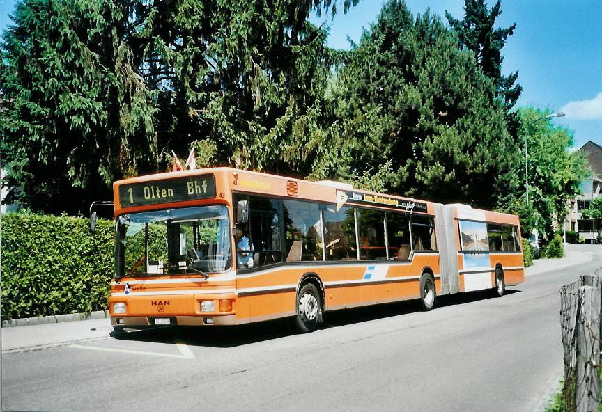 (108'124) - BOGG Wangen b.O. - Nr. 43/SO 20'378 - MAN (ex SOO Olten Nr. 43) am 21. Juni 2008 in Wangen, M�hlestrasse