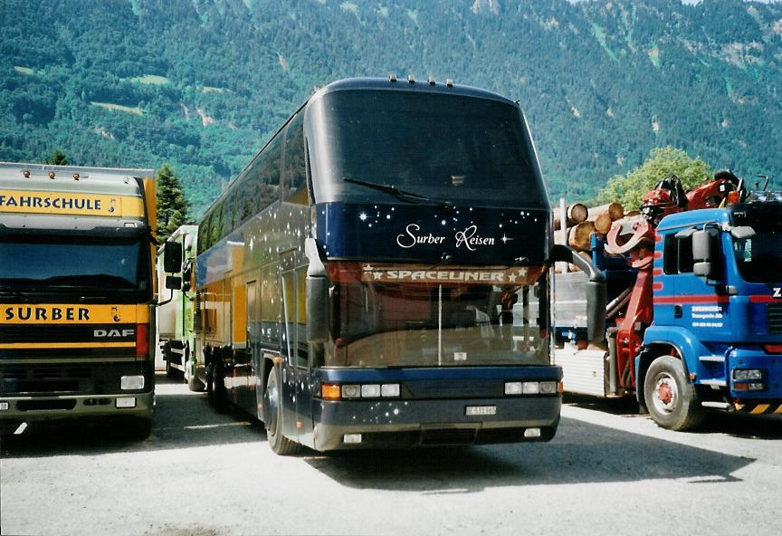 (108'622) - Surber, B�nigen - BE 531'965 - Neoplan am 5. Juli 2008 in B�nigen, Garage