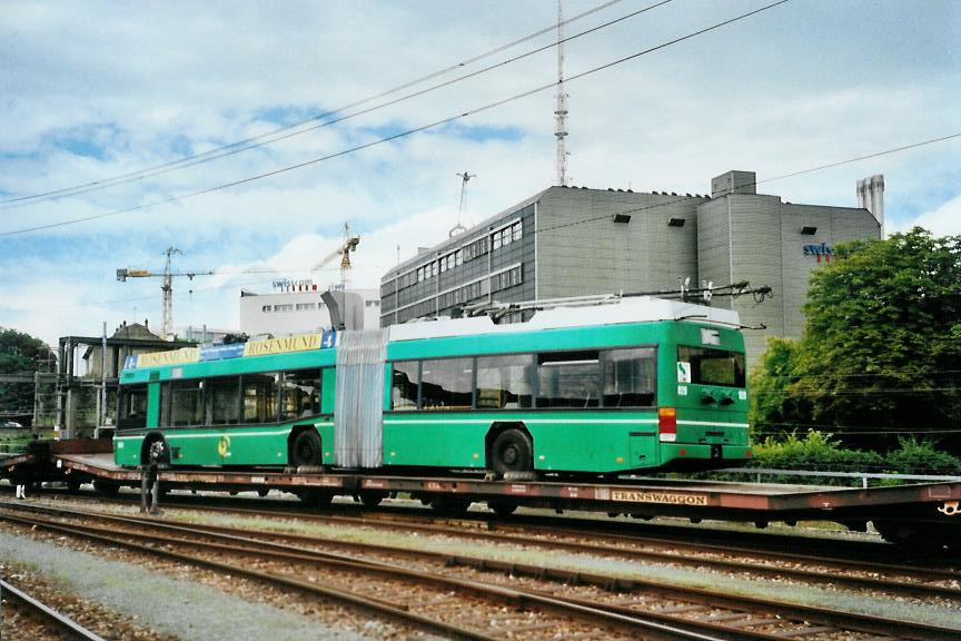 (108'823) - BVB Basel - Nr. 929 - Neoplan Gelenktrolleybus am 7. Juli 2008 in Basel, G�terbahnhof Wolf