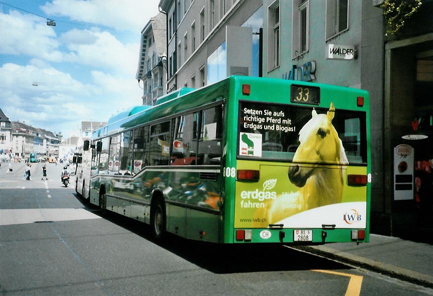 (108'923) - BVB Basel - Nr. 808/BS 2808 - Mercedes am 7. Juli 2008 in Basel Schiffl�nde