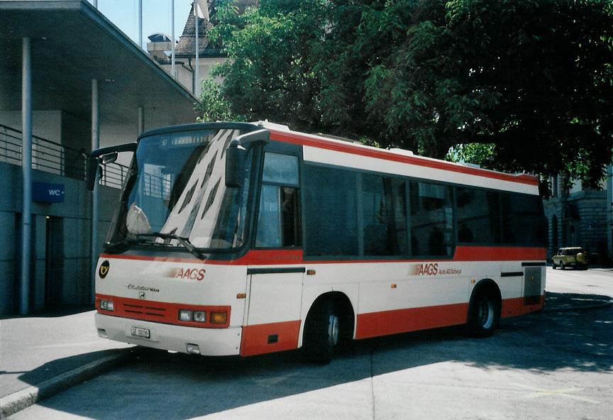 (109'308) - AAGS Schwyz - Nr. 19/SZ 10'119 - MAN/Auw�rter am 16. Juli 2008 in Schwyz, Postplatz