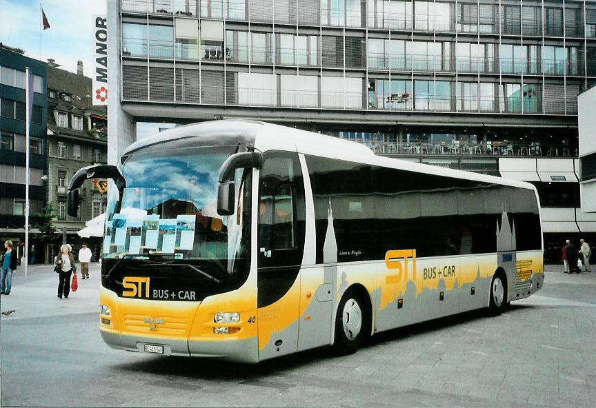 (109'426) - STI Thun - Nr. 40/BE 453'040 - MAN am 18. Juli 2008 in Thun, Aarefeldplatz
