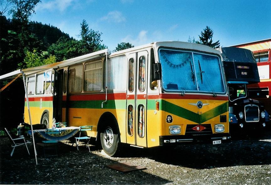 (110'221) - Wisler, M�hlau - AG 53'197 - Saurer/Hess (ex Flury, Balm) am 16. August 2008 in Goldingen, Atzm�nnig