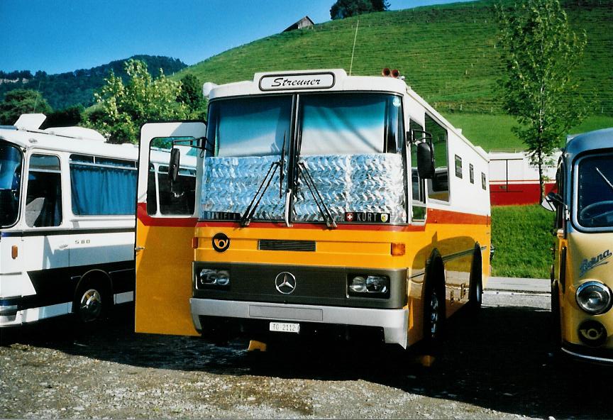 (110'229) - Treuthardt, T�gerwilen - TG 2112 - Mercedes/Lauber (ex P 19'915; ex Lehner, B�rchen Nr. 2) am 16. August 2008 in Goldingen, Atzm�nnig