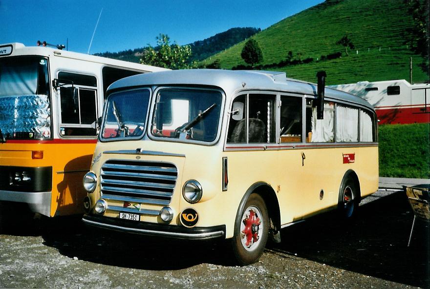 (110'230) - Wehrli, Thayngen - SH 7351 - Berna/BBO (ex Rellstab, Diessenhofen; ex Galeppi, Dalpe) am 16. August 2008 in Goldingen, Atzm�nnig