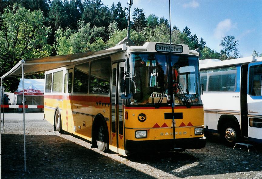 (110'311) - Toldo, Z�rich - ZH 124'701 - Saurer/R&J (ex Peter, Pfaffnau) am 16. August 2008 in Goldingen, Atzm�nnig