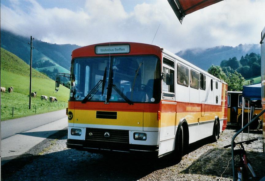 (110'313) - Tiemann, Oetwil - Nr. 12/ZH 675'807 - Saurer/R&J (ex Privat; ex Tschannen, Zofingen Nr. 12) am 16. August 2008 in Goldingen, Atzm�nnig
