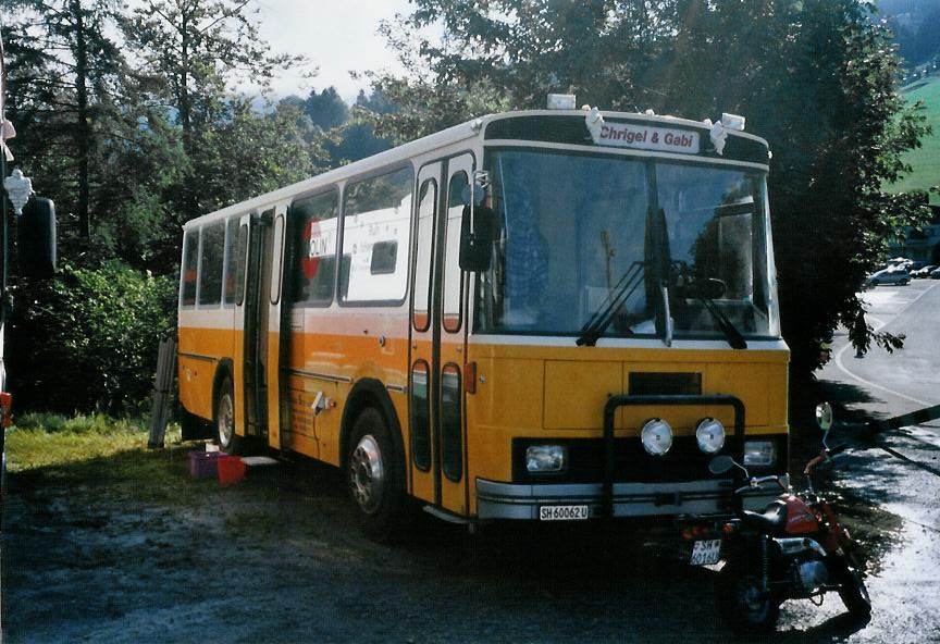 (110'316) - Oberh�nsli, Thayngen - SH 60'062 U - FBW/T�scher (ex Bus-Halter, Wil Nr. 9) am 16. August 2008 in Goldingen, Atzm�nnig