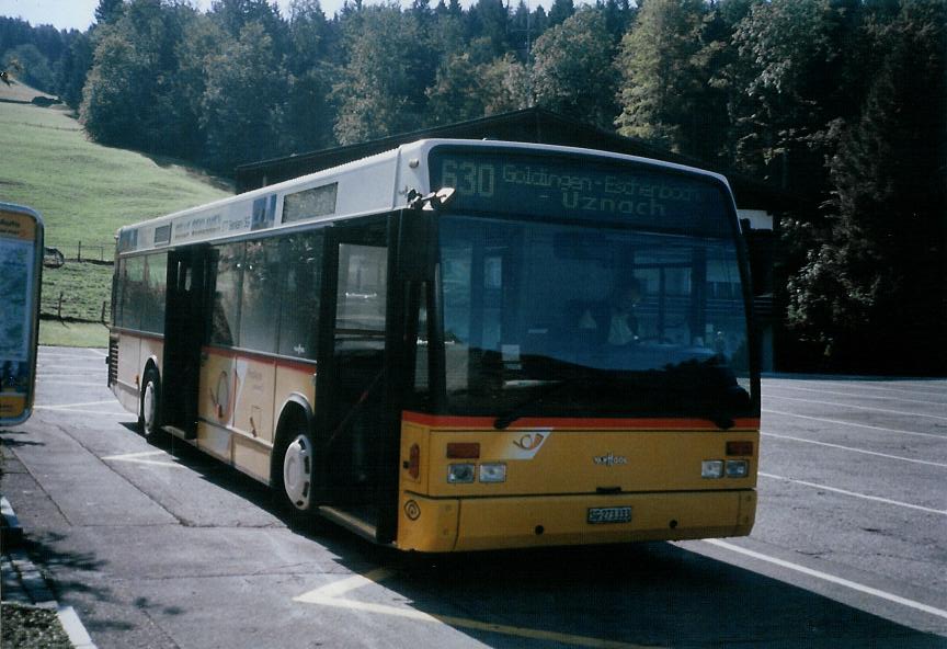 (110'329) - PostAuto Ostschweiz - SG 273'333 - Van Hool (ex P 25'400) am 16. August 2008 in Goldingen, Atzm�nnig