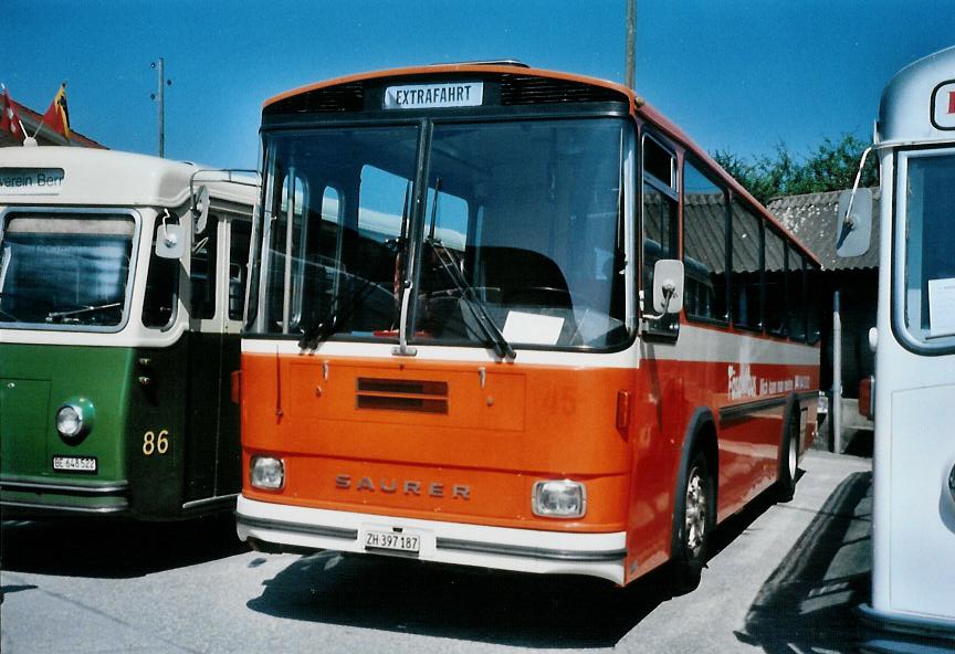 (110'626) - Mangold, Oberengstringen - ZH 397'187 - Saurer/Hess (ex RhV Altst�tten Nr. 45) am 30. August 2008 in Niederbipp, Saurertreffen