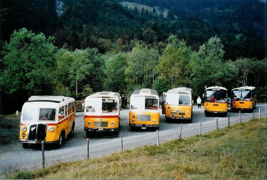 (111'107) - Schmid, Th�rishaus - Nr. 3/BE 26'760 - Saurer/Gangloff (ex Geiger, Adelboden Nr. 3) am 27. September 2008 in Kiental, Tschingelsee