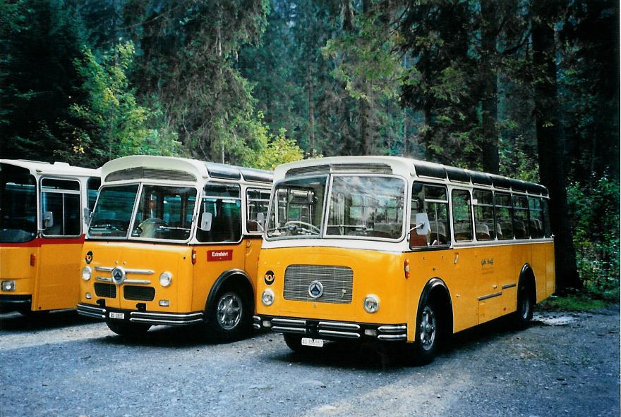 (111'215) - Streiff, Gelterkinden - AG 306'557 - Saurer/Gangloff (ex Oldie-Tours Z�risee, Wollerau; ex OTAG, Wald; ex Leibundgut, Obergoldbach; ex Krebs, Belpberg) am 27. September 2008 in Kiental, Tschingel