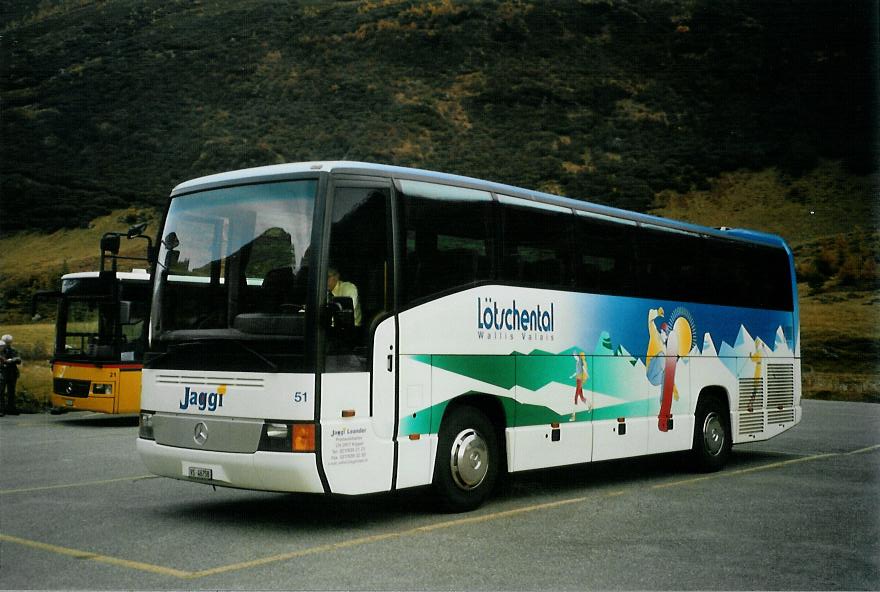 (111'505) - Jaggi, Kippel - Nr. 51/VS 46'758 - Mercedes am 12. Oktober 2008 auf der Fafleralp