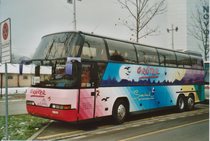 (112'226) - Gr�ter, Hochdorf - Nr. 8/LU 15'748 - Neoplan am 28. November 2008 in Bern, Guisanplatz