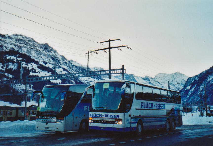 (113'622) - Fl�ck, Brienz - BE 170'009 - Setra am 11. Januar 2009 beim Bahnhof Frutigen