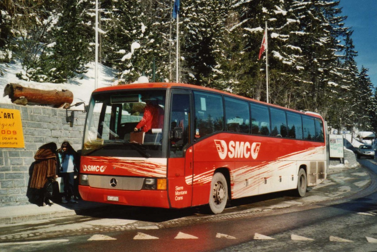 (114'324) - SMC Montana - Nr. 30/VS 48'730 - Mercedes am 15. Februar 2009 in Crans-Montana, T�l� Crans
