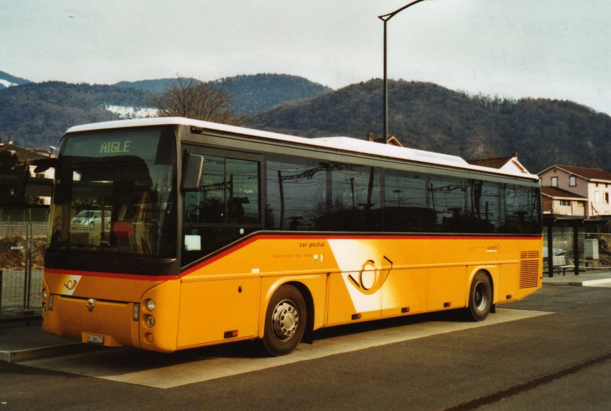 (114'712) - TPC Aigle - VS 206'173 - Renault am 1. M�rz 2009 beim Bahnhof Aigle