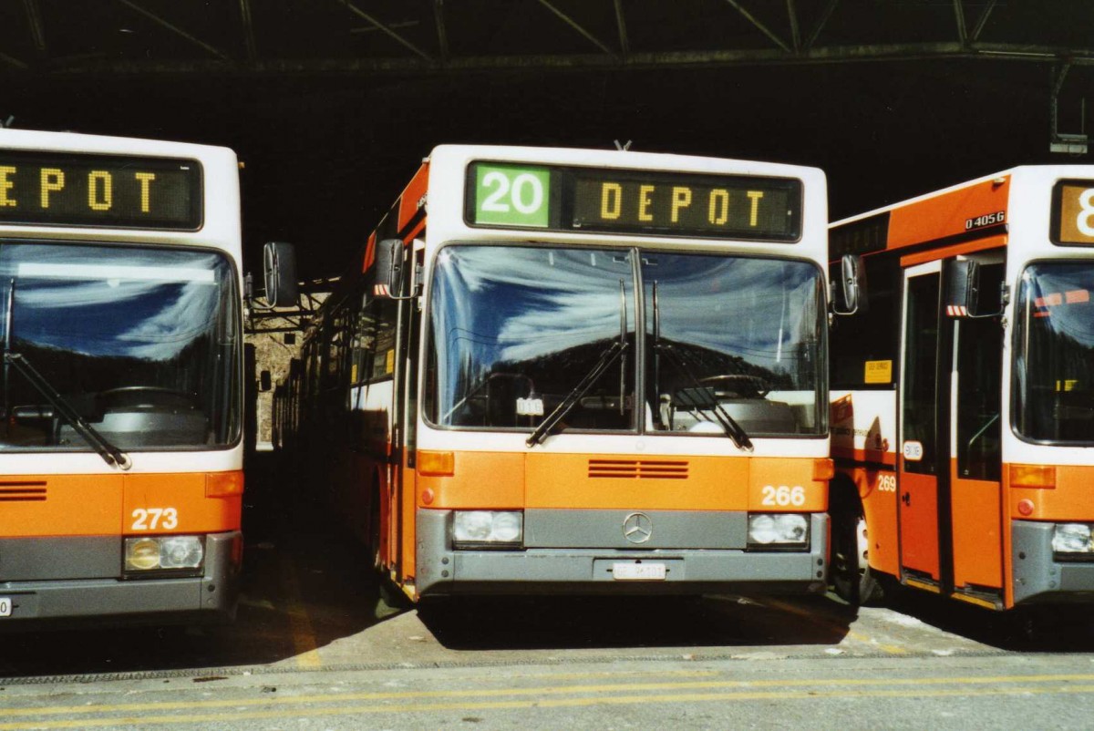 (114'922) - TPG Gen�ve - Nr. 266/GE 96'101 - Mercedes am 8. M�rz 2009 in Gen�ve, D�p�t