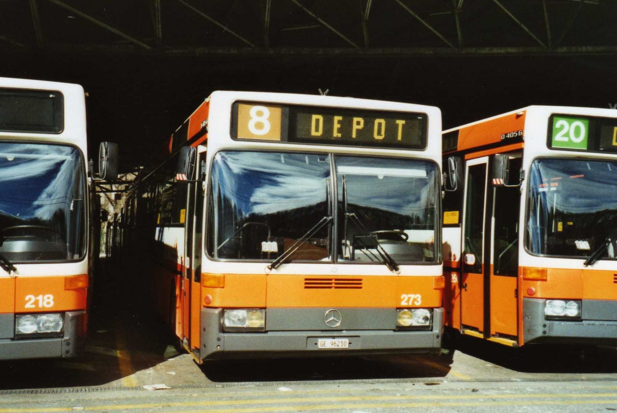 (114'923) - TPG Gen�ve - Nr. 273/GE 96'210 - Mercedes am 8. M�rz 2009 in Gen�ve, D�p�t