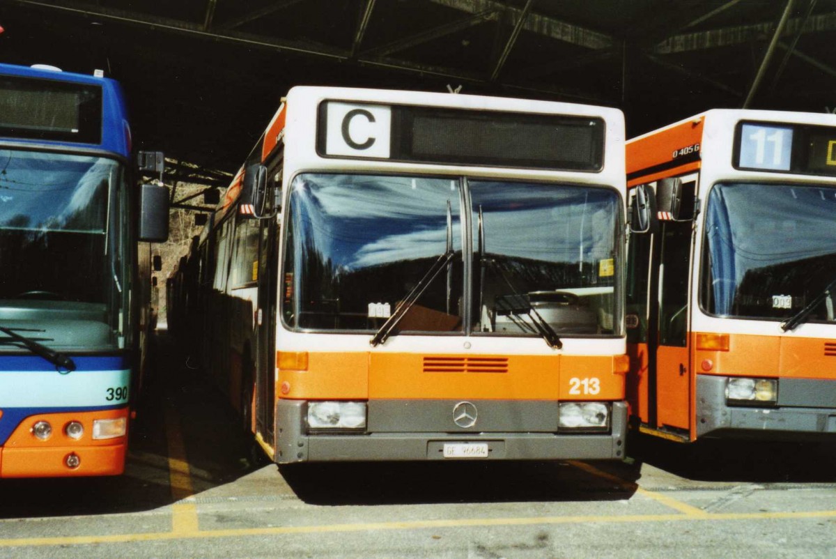 (114'926) - TPG Gen�ve - Nr. 213/GE 96'684 - Mercedes am 8. M�rz 2009 in Gen�ve, D�p�t