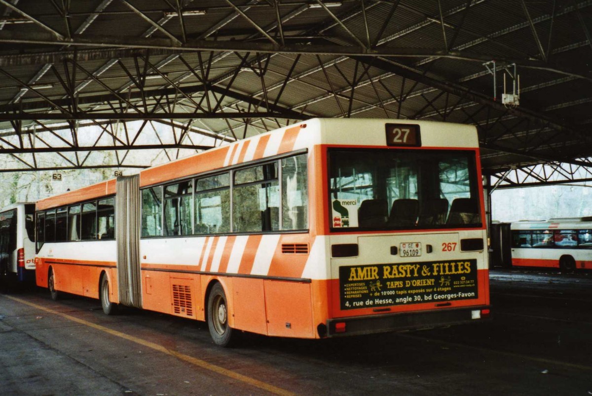 (114'934) - TPG Gen�ve - Nr. 267/GE 96'109 - Mercedes am 8. M�rz 2009 in Gen�ve, D�p�t