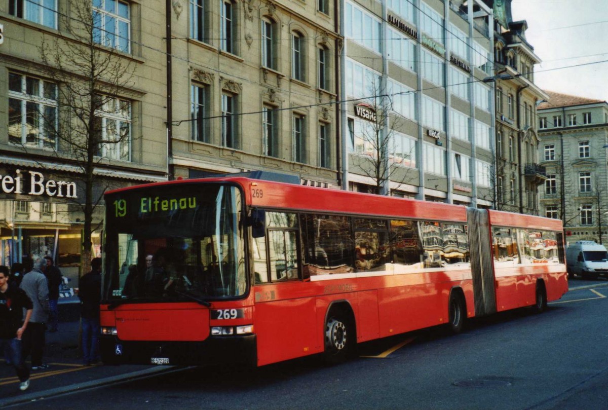 (115'217 - Bernmobil, Bern - Nr. 269/BE 572'269 - Volvo/Hess am 16. M�rz 2009 beim Bahnhof Bern