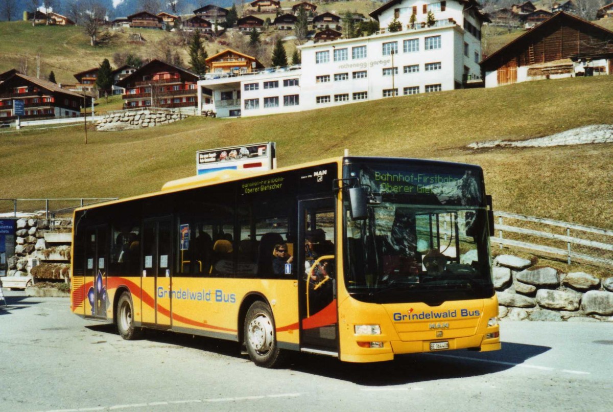 (115'804) - AVG Grindelwald - Nr. 24/BE 364'408 - MAN/G�ppel am 5. April 2009 in Grindelwald, M�nnlichenbahn