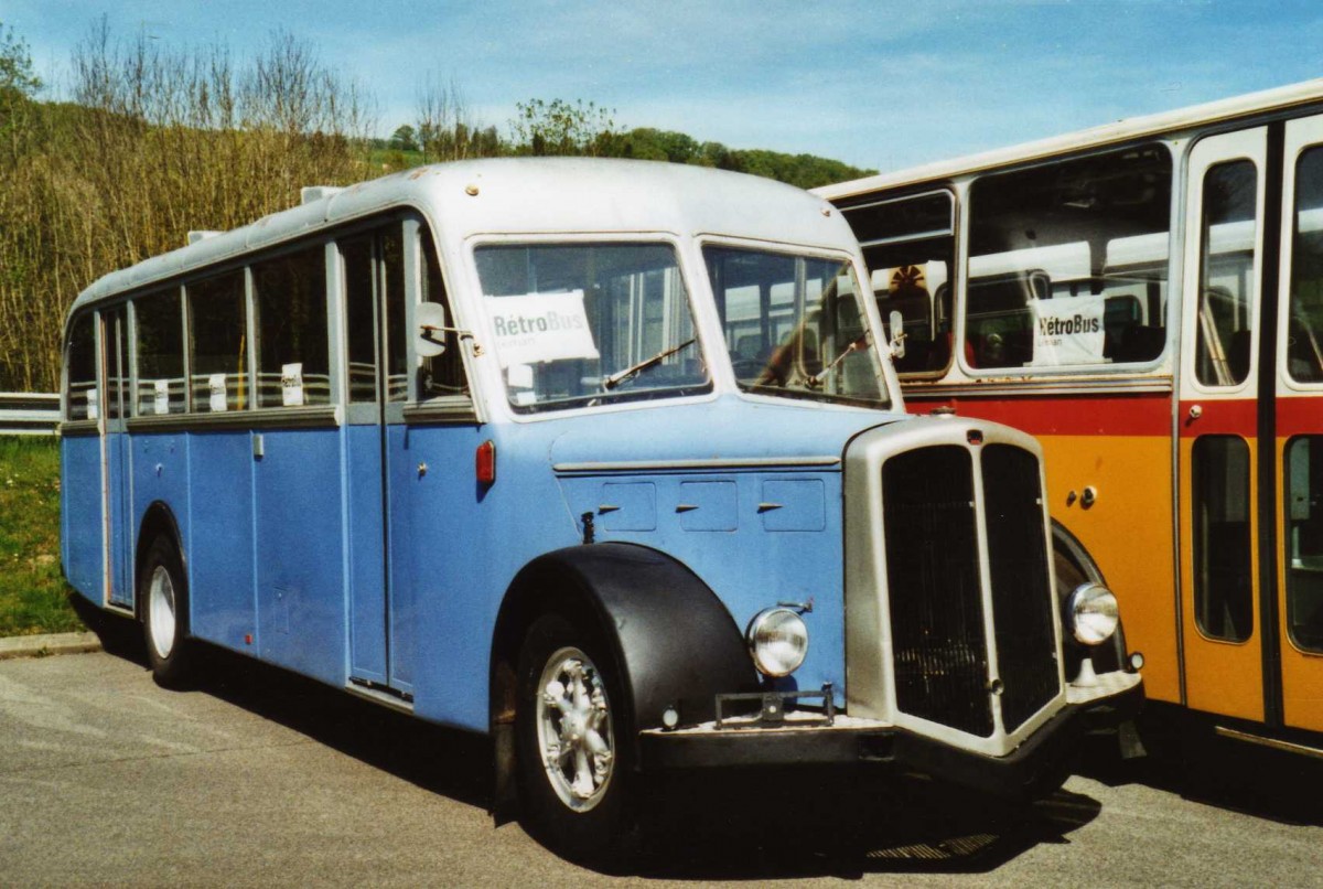 (116'117) - AAG Aubonne (R�trobus) - Nr. 1 - Berna am 25. April 2009 in Bressonnaz, R�trobus