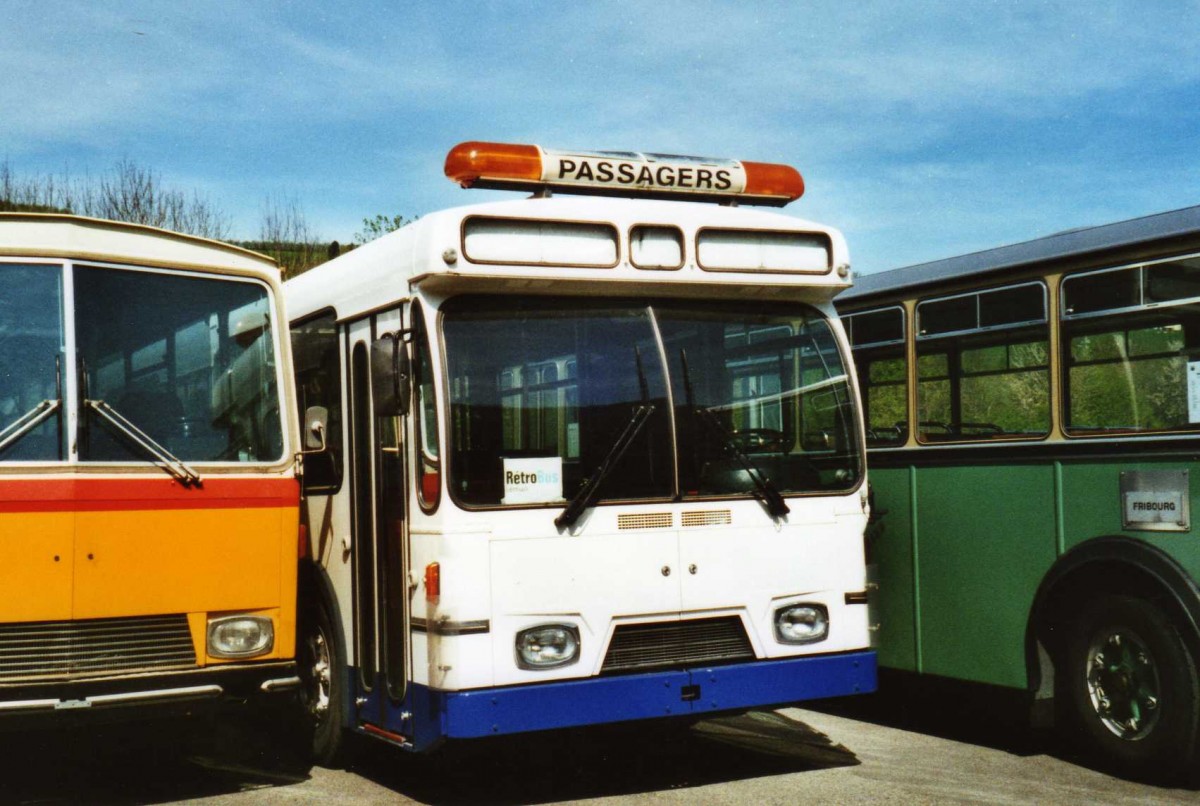 (116'119) - A�roport, Gen�ve (R�trobus) - Nr. C - FBW/Hess-Lauber (ex TPG Gen�ve Nr. 552; ex TPG Gen�ve Nr. 262) am 25. April 2009 in Bressonnaz, R�trobus (Teilaufnahme)