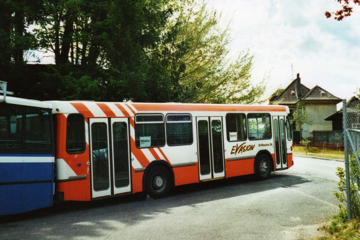 (116'203) - Evasion, St-Maurice (R�trobus) - FBW/Hess-Lauber (ex TPG Gen�ve Nr. 538; ex TPG Gen�ve Nr. 248) am 25. April 2009 in Bressonnaz, R�trobus