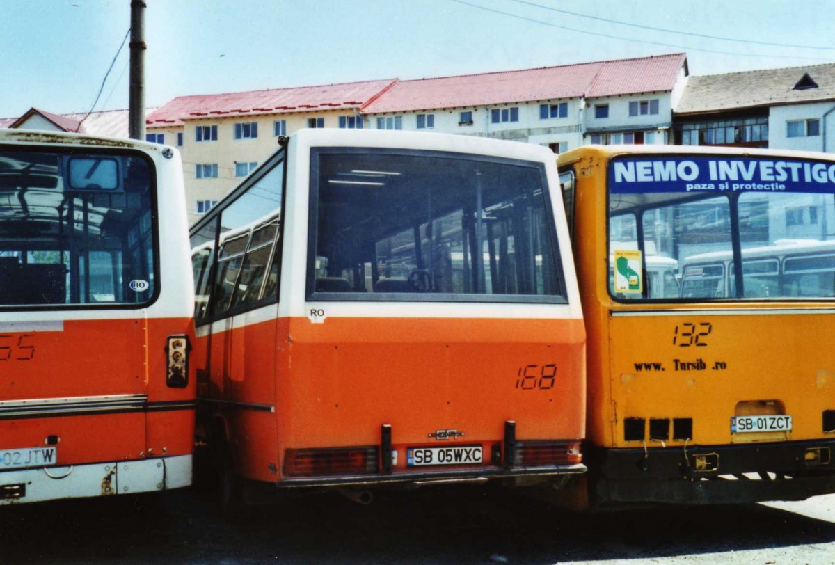 (116'933) - Tursib, Sibiu - Nr. 168/SB 05 WXC - Mercedes/Auw�rter am 27. Mai 2009 in Sibiu, Depot (Teilaufnahme)