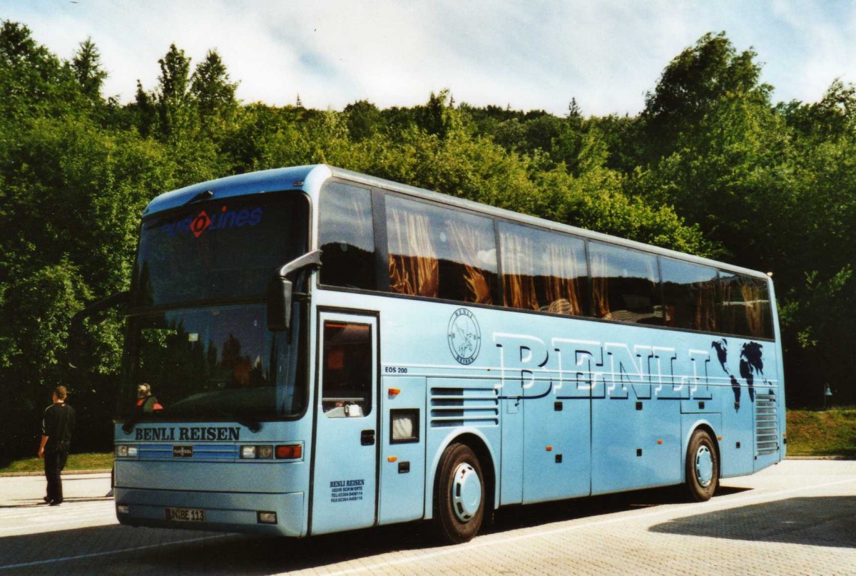 (117'102) - Aus Deutschland: Benli, Schwerte - UN-BE 113 - Van Hool am 29. Mai 2009 in Alland, Rastst�tte