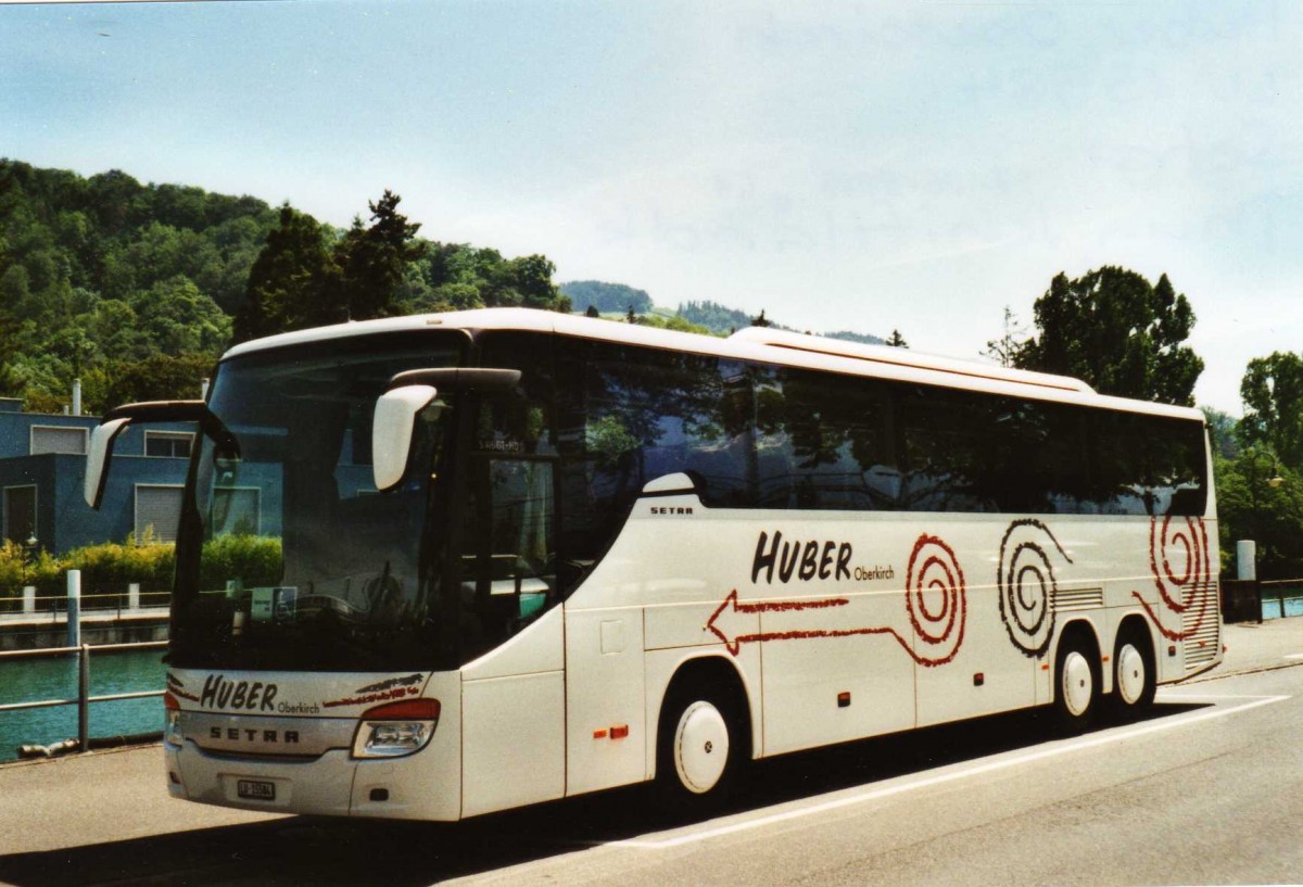 (117'116) - Huber, Oberkirch - LU 15'584 - Setra am 5. Juni 2009 bei der Schiffl�ndte Thun