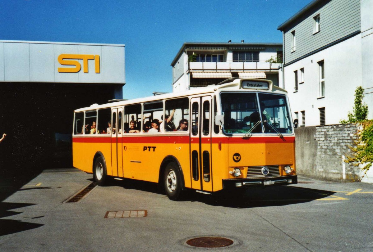 (117'619) - Mauerhofer, Worb - Nr. 3/BE 3884 - Saurer/T�scher (ex Erni, Schupfart Nr. 3; ex P 24'636) am 13. Juni 2009 in Thun, Garage STI