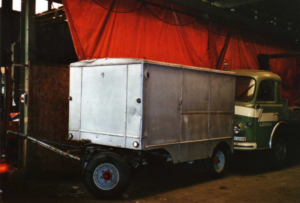 (118'522) - FRAM Drachten - Nr. 5 - R&J Gep�ckanh�nger (ex Wespe, Altst�tten; ex AFA Adelboden Nr. 9) am 7. Juli 2009 in Drachten, Autobusmuseum