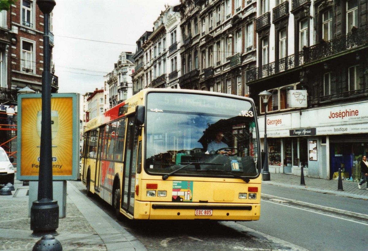(118'636) - TEC Li�ge - Nr. 5.163/EOC-805 - Van Hool am 8. Juli 2009 in Li�ge, Gare Leopold