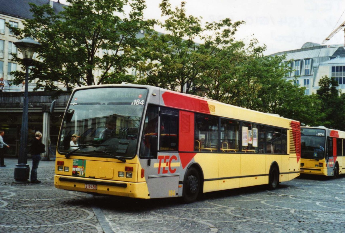 (118'710) - TEC Li�ge - Nr. 5.184/GIO-498 - Van Hool am 8. Juli 2009 in Li�ge, Place Saint-Laurent