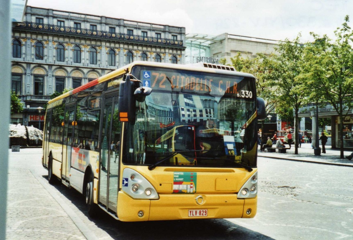 (118'723) - TEC Li�ge - Nr. 5.330/YLV-829 - Irisbus am 8. Juli 2009 in Li�ge, Place Saint-Laurent