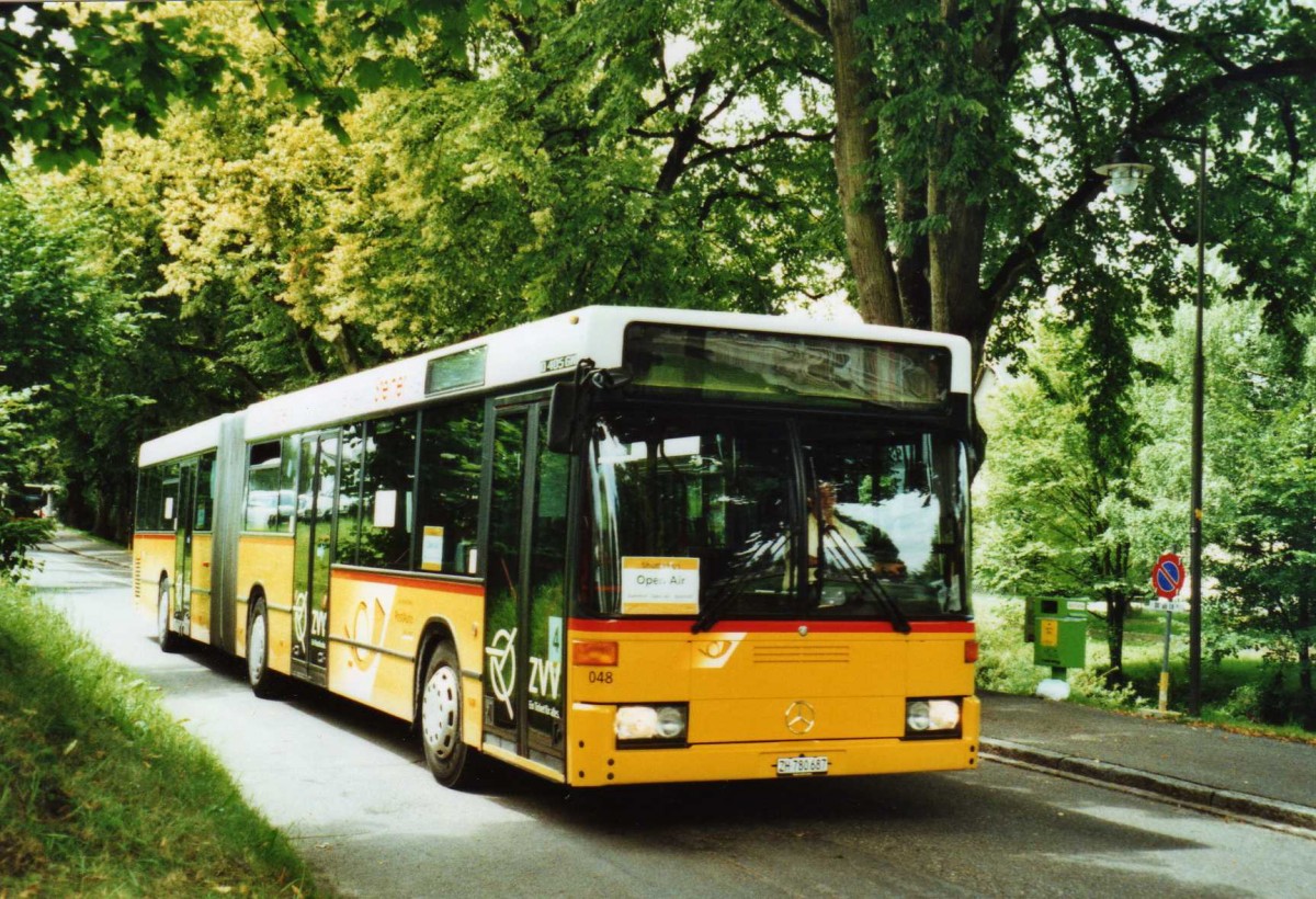 (118'924) - PostAuto Z�rich - Nr. 48/ZH 780'687 - Mercedes (ex Nr. 22; ex P 27'725) am 10. Juli 2009 in Frauenfeld, Open-Air