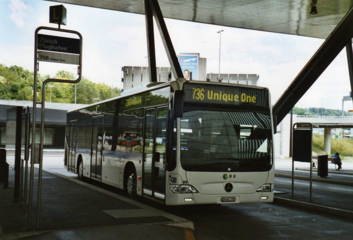 (119'012) - Welti-Furrer, Z�rich - Nr. 92/ZH 661'192 - Mercedes am 10. Juli 2009 in Z�rich, Flughafen