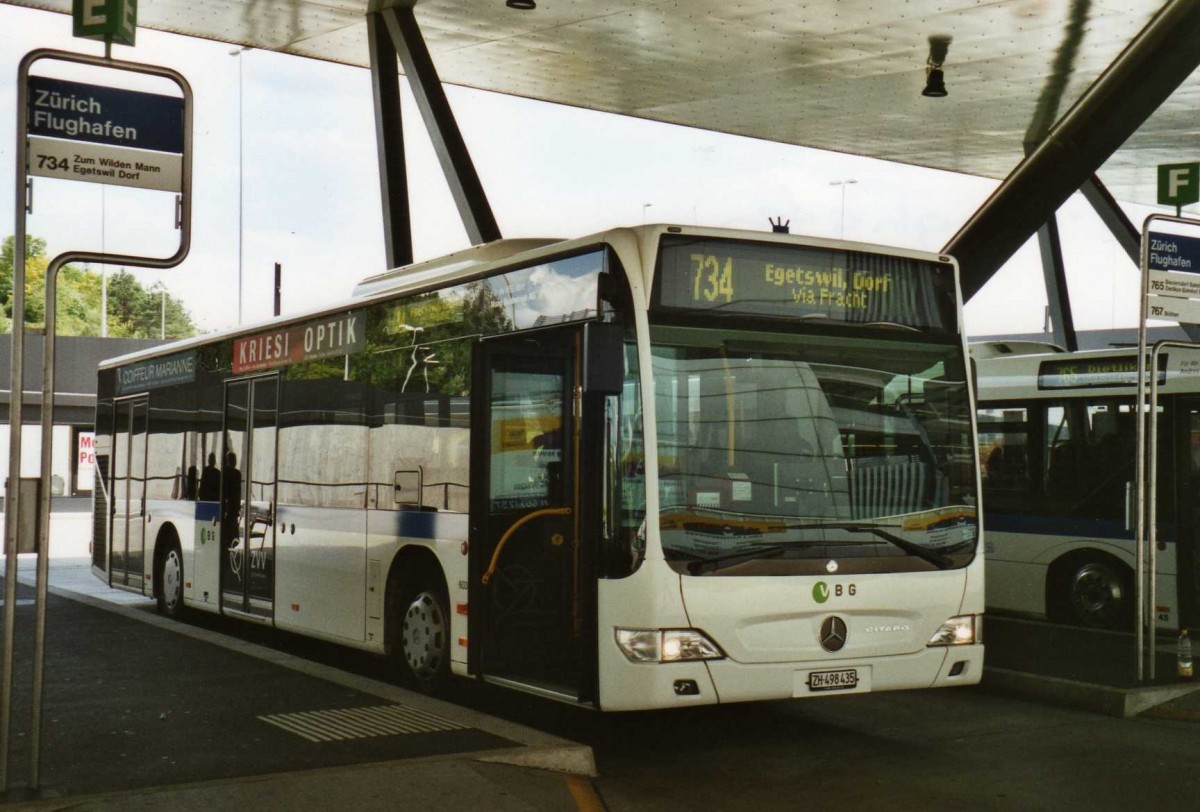 (119'019) - Maag, Kloten - Nr. 35/ZH 498'435 - Mercedes am 10. Juli 2009 in Z�rich, Flughafen