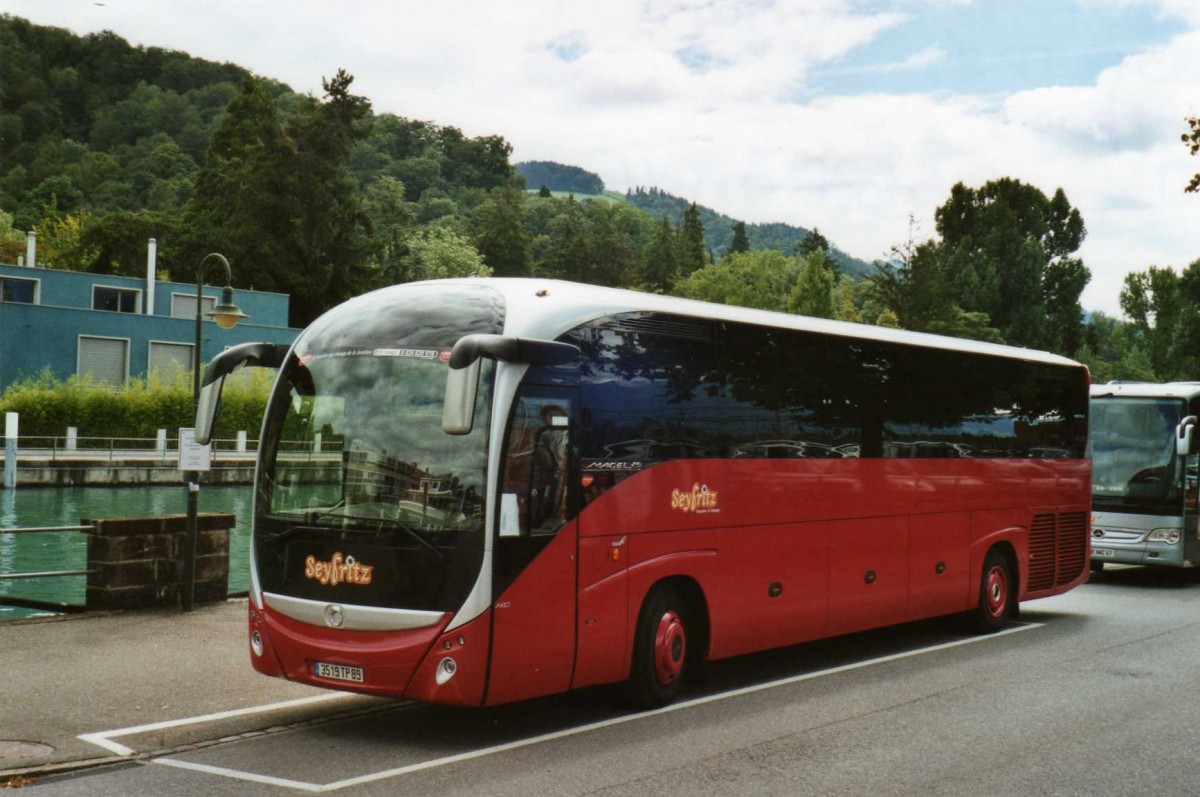 (119'206) - Aus Frankreich: Seyfritz, Obernai - 3519 TP 89 - Irisbus am 19. Juli 2009 bei der Schiffl�ndte Thun